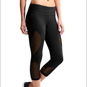 Athleta Mesh Sonar Capris